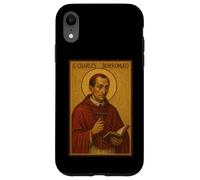 Icône catholique Romaine de Saint Charles Borromeo Coque pour iPhone XR