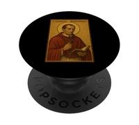 Icône catholique Romaine de Saint Charles Borromeo PopSockets PopGrip Adhésif