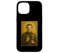 Icône catholique Romaine de Saint Jean Bosco Coque pour iPhone 15