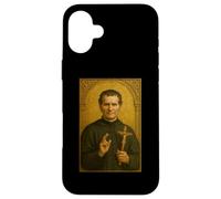 Icône catholique Romaine de Saint Jean Bosco Coque pour iPhone 16 Plus
