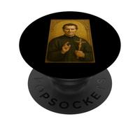 Icône catholique Romaine de Saint Jean Bosco PopSockets PopGrip Adhésif