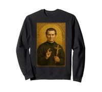 Icône catholique Romaine de Saint Jean Bosco Sweatshirt