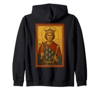 Icône catholique Romaine de Saint Louis de France Sweat à Capuche