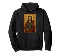 Icône catholique Romaine de Sainte Dymphna Sweat à Capuche