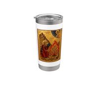 Icône catholique si Moïse et le buisson ardent Gobelet isotherme en acier inoxydable double paroi