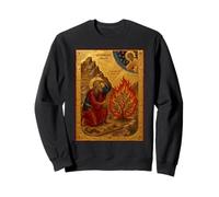 Icône catholique si Moïse et Le buisson Ardent Sweatshirt