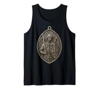 Icône chrétienne de Style médaille Antique de l'archange Saint Michel Débardeur