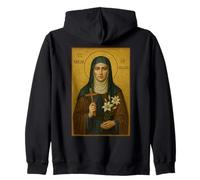 Icône chrétienne orthodoxe de Saint Abigail d'Irlande Sweat à Capuche