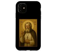 Icône chrétienne orthodoxe de Saint Séraphim Coque pour iPhone 11