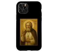 Icône chrétienne orthodoxe de Saint Séraphim Coque pour iPhone 11 Pro