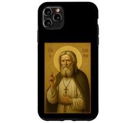 Icône chrétienne orthodoxe de Saint Séraphim Coque pour iPhone 11 Pro Max