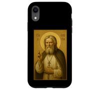Icône chrétienne orthodoxe de Saint Séraphim Coque pour iPhone XR