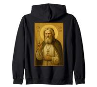 Icône chrétienne orthodoxe de Saint Séraphim Sweat à Capuche