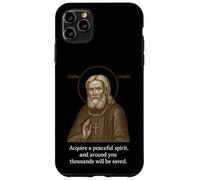 Icône chrétienne orthodoxe de Saint Séraphin de Sarov Coque pour iPhone 11 Pro Max