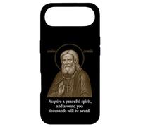 Icône chrétienne orthodoxe de Saint Séraphin de Sarov Coque pour iPhone Air