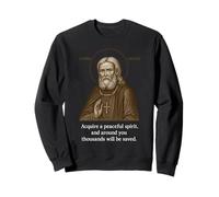 Icône chrétienne orthodoxe de Saint Séraphin de Sarov Sweatshirt