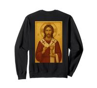 Icône chrétienne orthodoxe du Christ de l'Eucharistie Sweatshirt