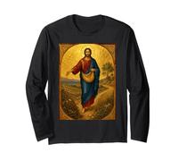 Icône chrétienne orthodoxe du Christ semeur de graines Manche Longue