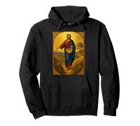 Icône chrétienne orthodoxe du Christ semeur de graines Sweat à Capuche