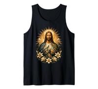 Icône chrétienne sacrée de lys de Montagne Jésus-Christ Débardeur