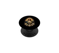 Icône chrétienne sacrée de lys de Montagne Jésus-Christ PopSockets PopGrip Adhésif