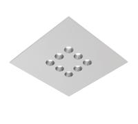 Icone Confort 8Q Deckenleuchte, blanc, aluminium
