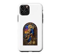 Icône d'art mosaïque de la cathédrale Gothique de Saint Peter Keys Coq Coque pour iPhone 11 Pro