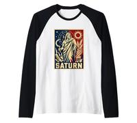 Icône d'astrologie de Dieu Romain Saturne Manche Raglan