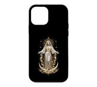 Icône de dévotion catholique sacrée de la Vierge Marie Croissant de Lune Coque pour iPhone 12 Mini