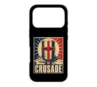 Icône de Guerrier médiéval Casque Chevalier Croisade Coque pour iPhone 17 Pro