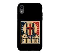 Icône de Guerrier médiéval Casque Chevalier Croisade Coque pour iPhone XR