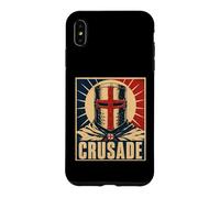 Icône de Guerrier médiéval Casque Chevalier Croisade Coque pour iPhone XS Max