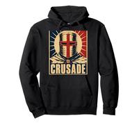 Icône de Guerrier médiéval Casque Chevalier Croisade Sweat à Capuche