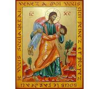 Icone De Jésus Miséricordieux, Le Bon Pasteur Par Lot De 20