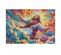 Icône de Jésus sur la mer 300 Pieces Casse-tête Collectionneur en Carton Anti-Déchirure Haute Difficulté Décoration Murale Collection Cadeau Noël Qualité Premium 300 PCS