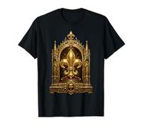 Icône de la cathédrale Gothique Fleur de Lis T-Shirt