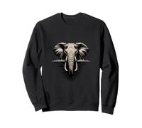 Icône de la Faune Africaine tête d'éléphant Sweatshirt