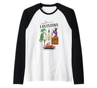 Icône de la Nouvelle-Orléans Let The Good Times Roll Manche Raglan