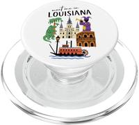 Icône de la Nouvelle-Orléans Let The Good Times Roll PopSockets PopGrip pour MagSafe