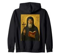 Icône de St Benedict - catholique St Benedict Sweat à Capuche