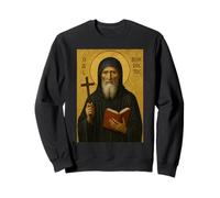 Icône de St Benedict - catholique St Benedict Sweatshirt