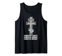 Icône du Crucifix chrétien orthodoxe Oriental Débardeur