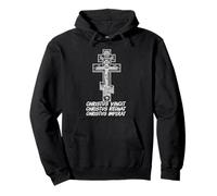 Icône du Crucifix chrétien orthodoxe Oriental Sweat à Capuche