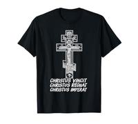 Icône du Crucifix chrétien orthodoxe Oriental T-Shirt