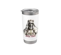Icône du roi Baudouin IV de Jérusalem - Deus Vult Gobelet isotherme en acier inoxydable double paroi