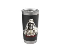 Icône du roi Baudouin IV de Jérusalem - Deus Vult Gobelet isotherme en acier inoxydable double paroi