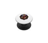 Icône en vitrail Jésus Le Berger avec Mouton PopSockets PopGrip Adhésif