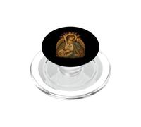 Icône Florale Saint Michel Archange avec épée et Ailes PopSockets PopGrip pour MagSafe