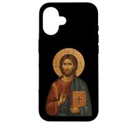 Icône Grecque orthodoxe du Seigneur Jésus-Christ Coque pour iPhone 16