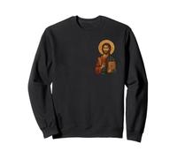 Icône Grecque orthodoxe du Seigneur Jésus-Christ Sweatshirt